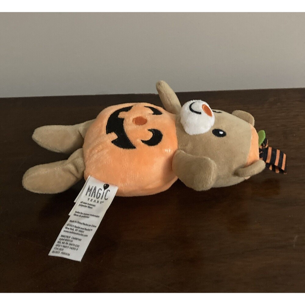 Magic Years Halloween Bear Rattle Lovey Stuffed Baby Toy Rashti & Rashti - Picture 2 of 8